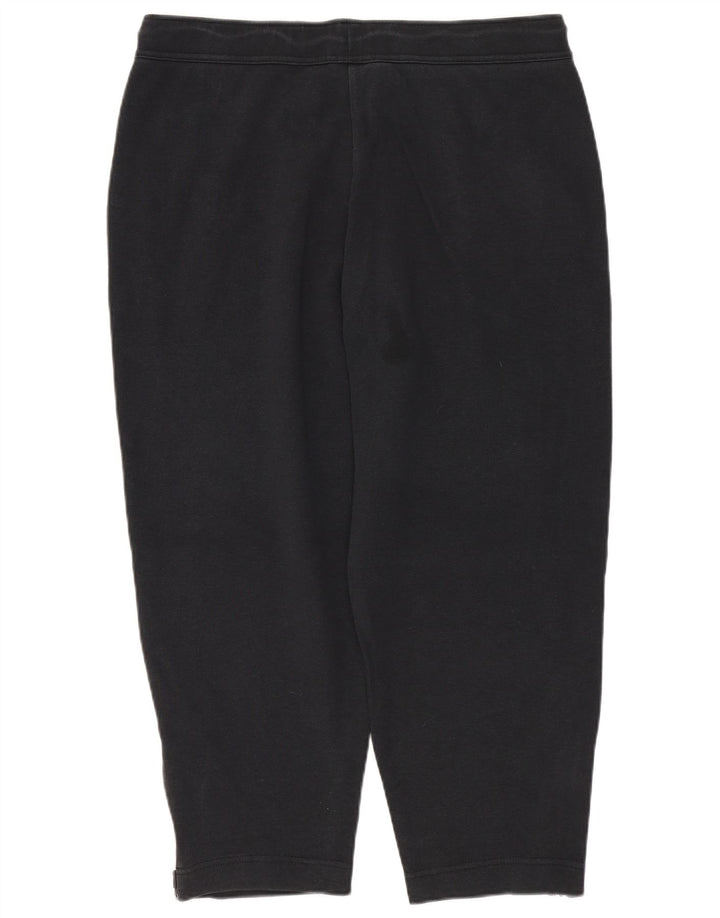 Nike Capri-Trainingshose für Damen, UK 14, mittelschwarz, Baumwolle