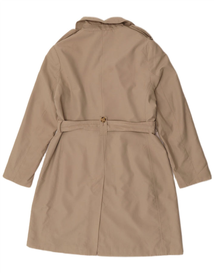 Marks & Spencer Damen Trenchcoat UK 14 Large Beige Polyester