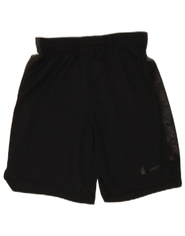 NIKE Dri Fit Sportshorts für Jungen, 12–13 Jahre, Größe L, Schwarz, Polyester