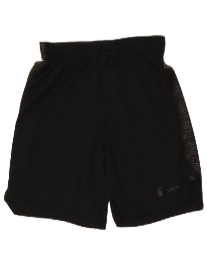 NIKE Dri Fit Sportshorts für Jungen, 12–13 Jahre, Größe L, Schwarz, Polyester
