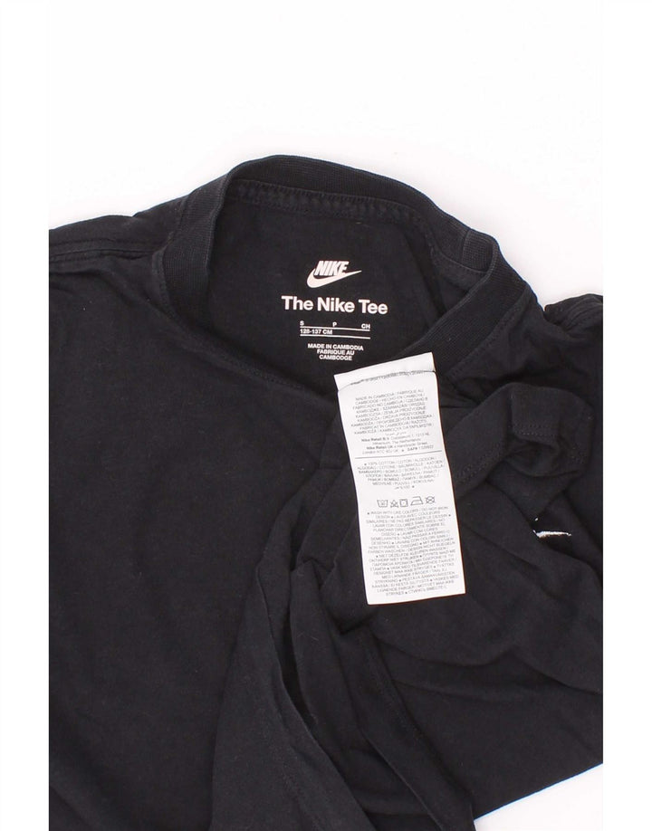 Nike T-Shirt für Jungen, 8–9 Jahre, Größe S, schwarze Baumwolle