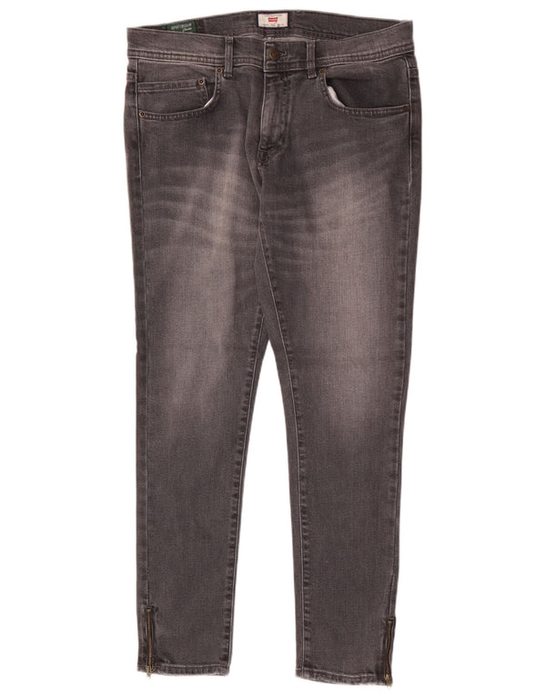 Carrera Herren 737 Skinny Jeans IT 50 Large W34 L30 Graue Baumwolle