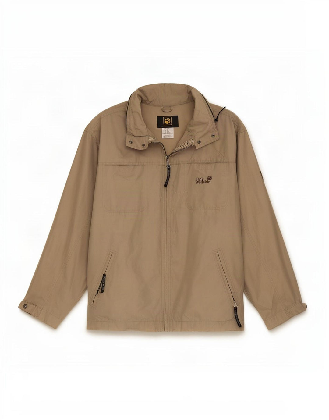 Jack Wolfskin Herren Bomberjacke mit normaler Passform, UK 44/46 XL, Beige, Polyester