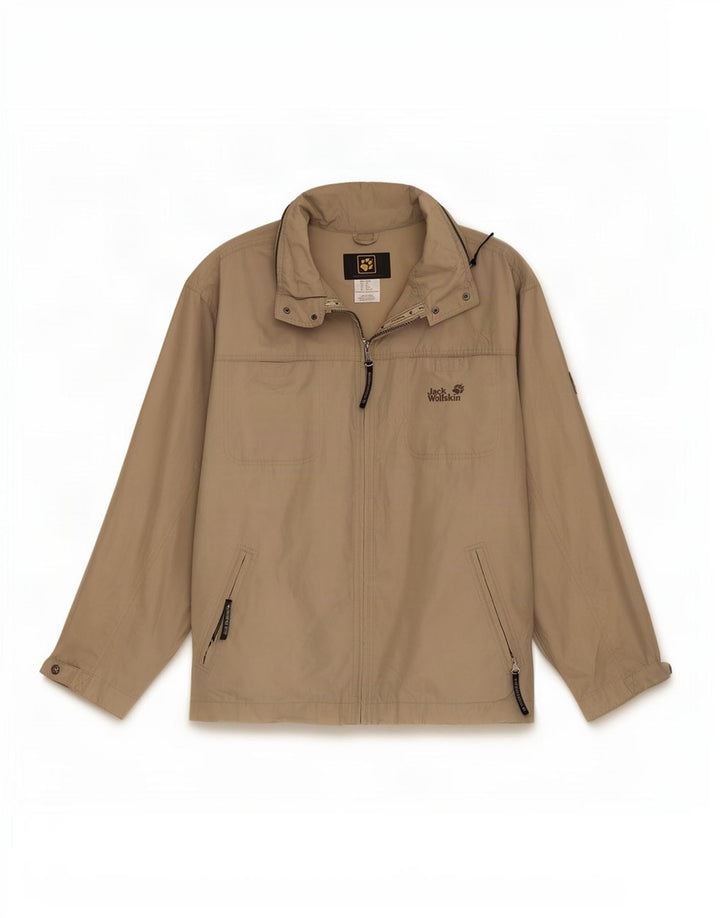 Jack Wolfskin Herren Bomberjacke mit normaler Passform, UK 44/46 XL, Beige, Polyester
