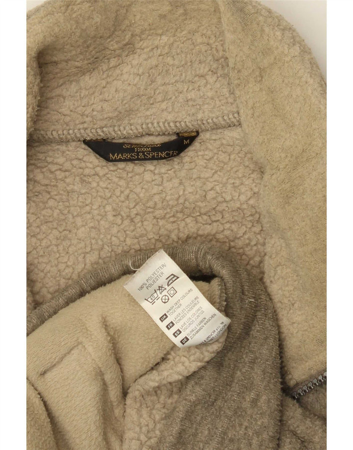 Marks & Spencer Herren St. Michael Trainingsanzug Top Jacke Mittelbeige