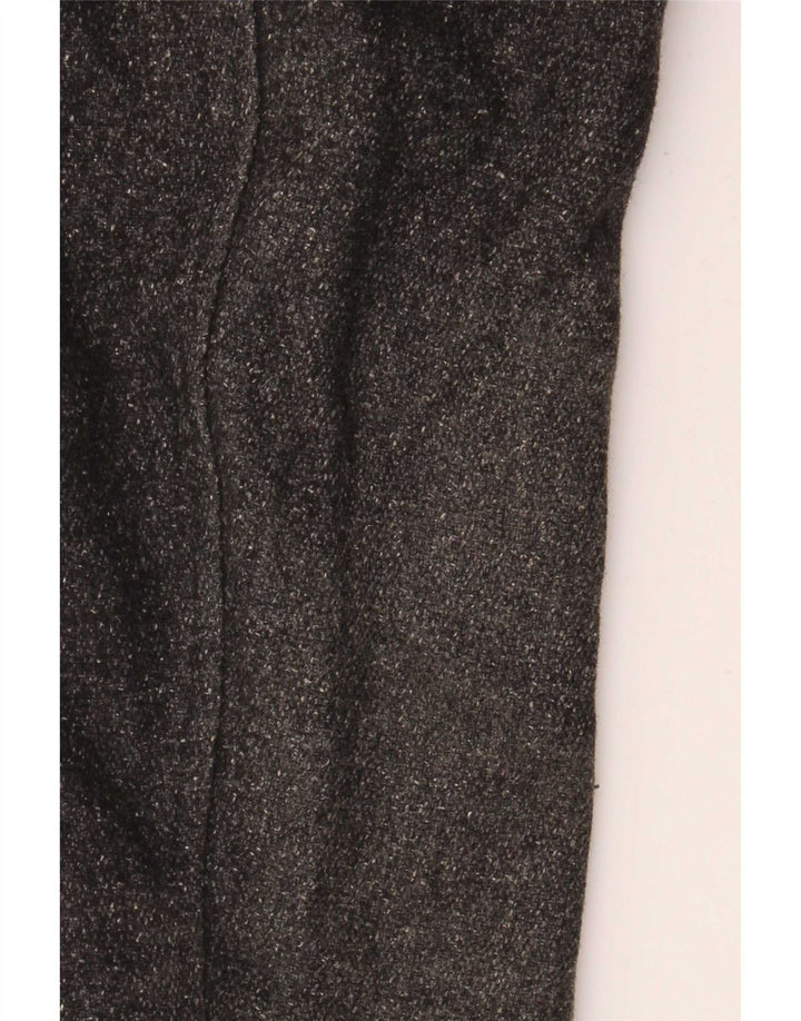 Ted Baker Herrenmantel, Größe 2, klein, grau gesprenkelte Wolle