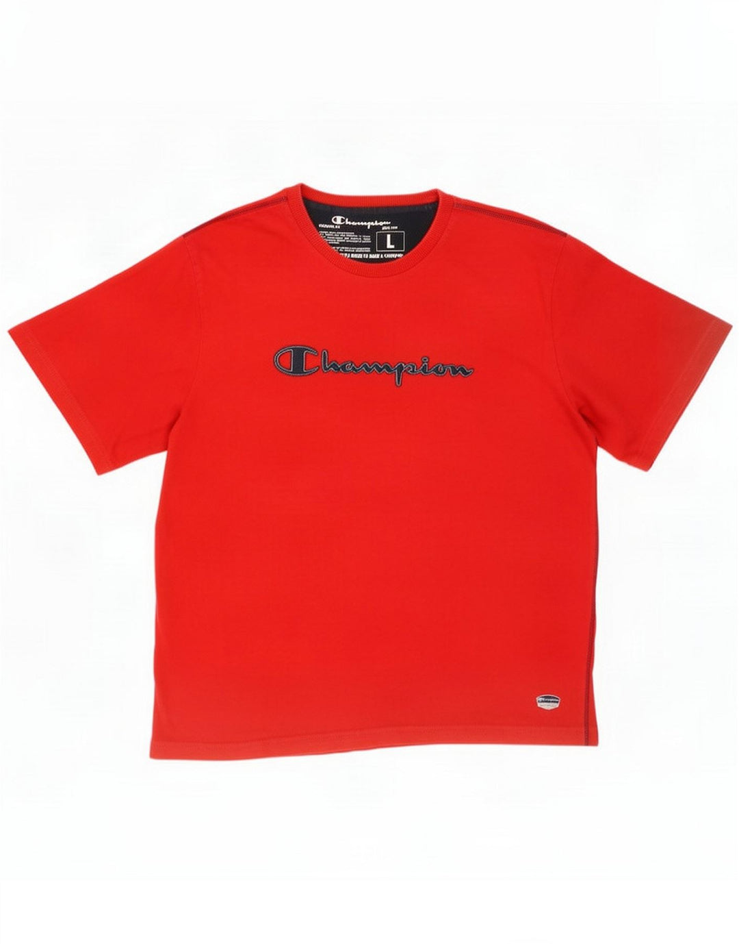 Champion Mens Graphic T-Shirt Top Large Red