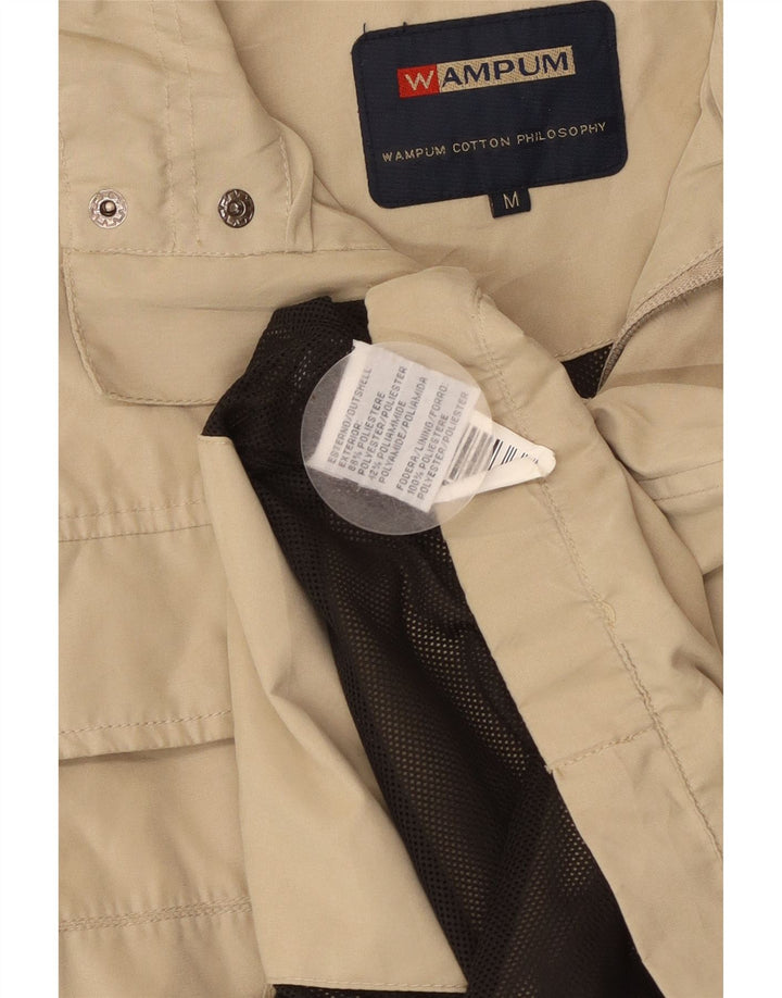 WAMPUM Herren-Utility-Gilet, UK 38, mittelbeigefarbenes Polyester