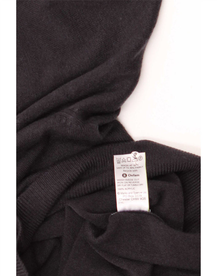 Marks & Spencer Herren Blue Harbor V-Ausschnitt Pullover Pullover Medium Navy Acryl