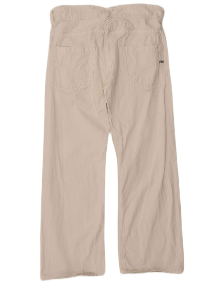 GAS Herren-Jeans, locker, Größe M, W32, L29, weiße Baumwolle