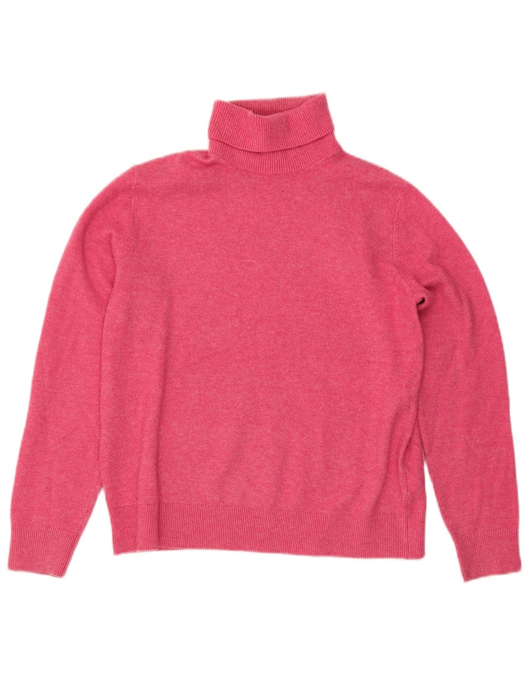 Marks & Spencer Damen-Rollkragenpullover, Gr. 10, klein, rosa meliert