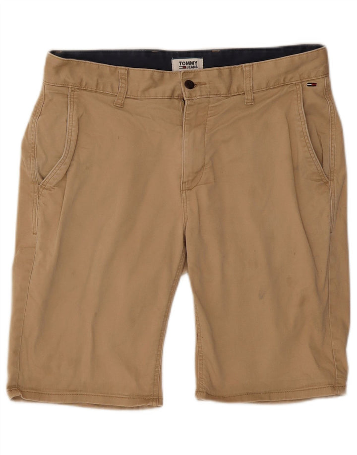 Tommy Hilfiger Herren Chinoshorts W33 mittelbeige Baumwolle