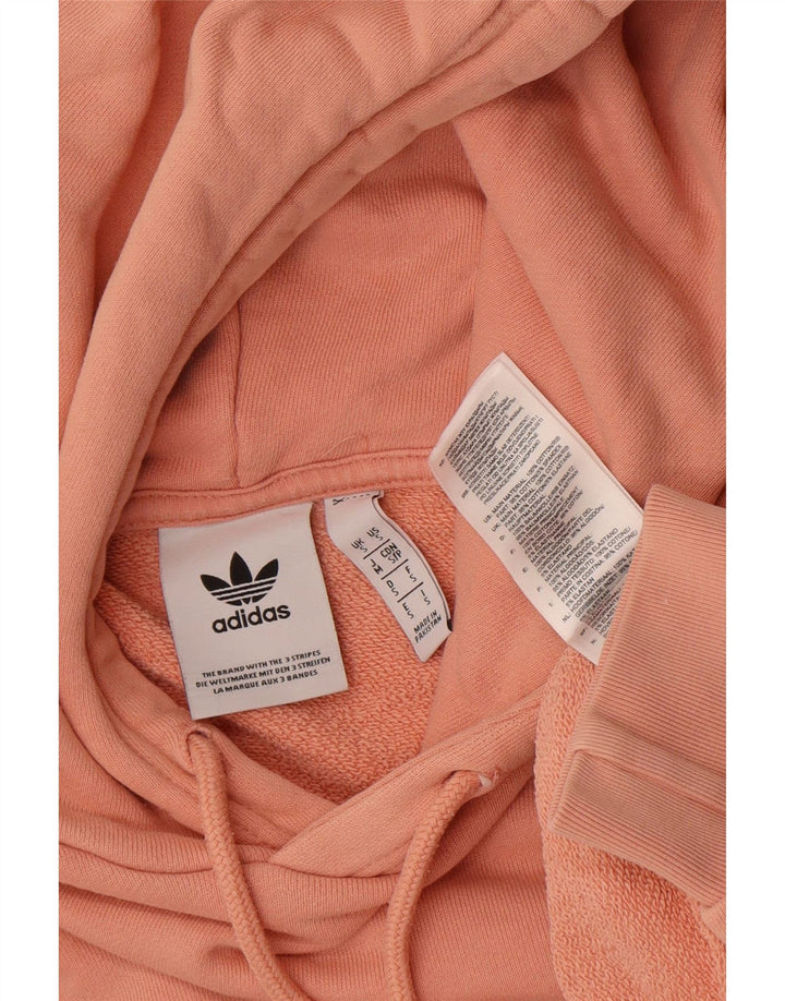 Adidas Herren Graphic Hoodie Pullover Small Rosa Baumwolle