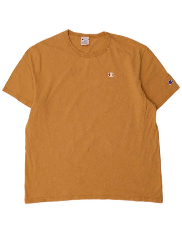 Champion Herren T-Shirt Top XL Beige Baumwolle