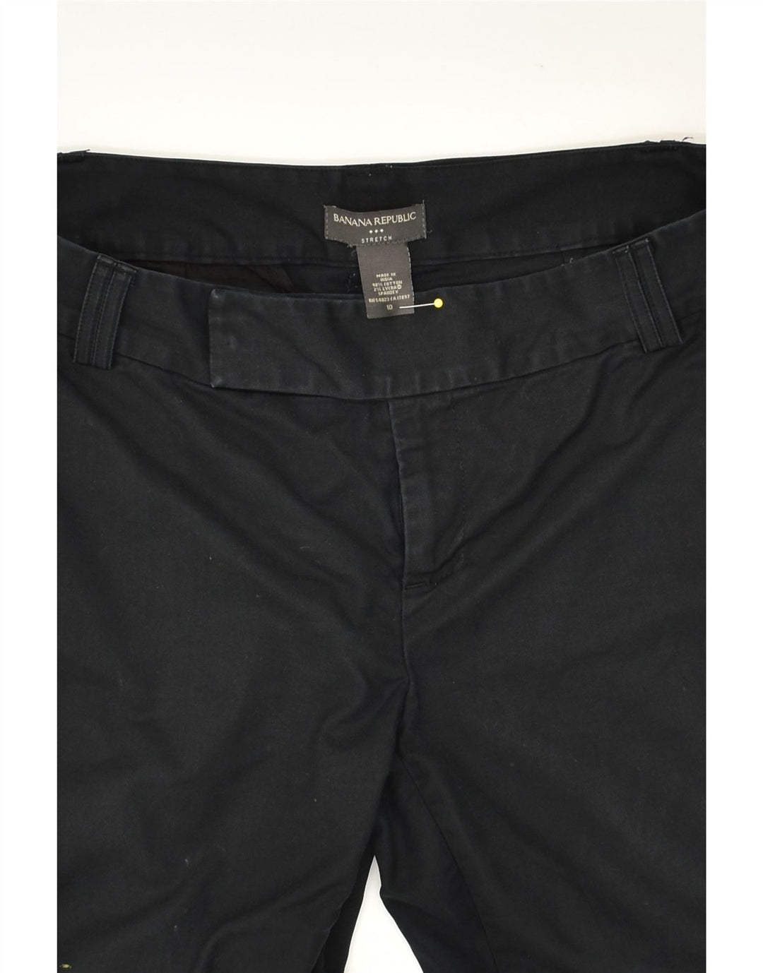 BANANA REPUBLIC Womens Bermuda Shorts US 10 Large W32 Black Cotton | Vintage Banana Republic | Thrift | Second-Hand Banana Republic | Used Clothing | Messina Hembry 