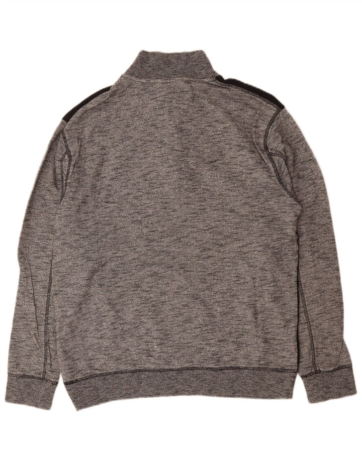 CALVIN KLEIN JEANS Mens Sweatshirt Jumper Medium Grey Colourblock