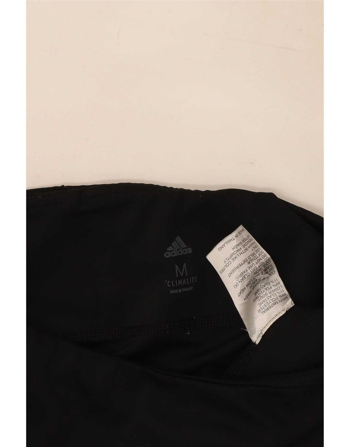 Adidas Damen Climalite Leggings UK 12 Medium Schwarz Polyester