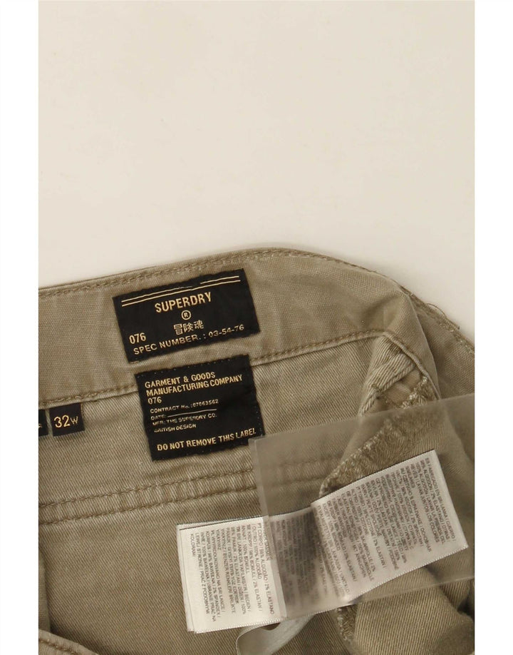 Superdry Herren Cargoshorts W32 mittelbeige Baumwolle