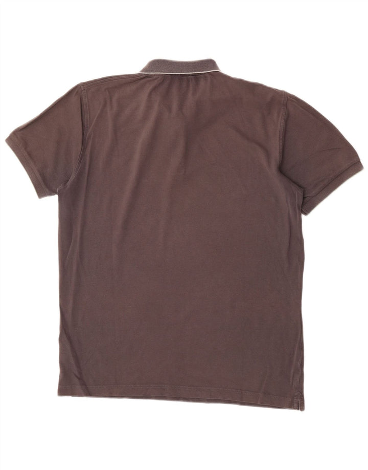 Sun68 Herren-Poloshirt, groß, graue Baumwolle