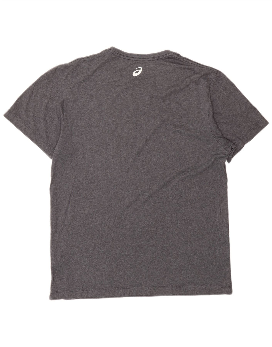 ASICS Mens Graphic T-Shirt Top XL Grey Cotton