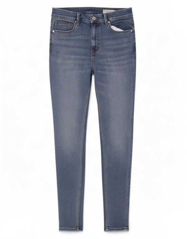 Marks & Spencer Damen Ivy Skinny Jeans UK 12 Medium W30 L28 Blaue Baumwolle