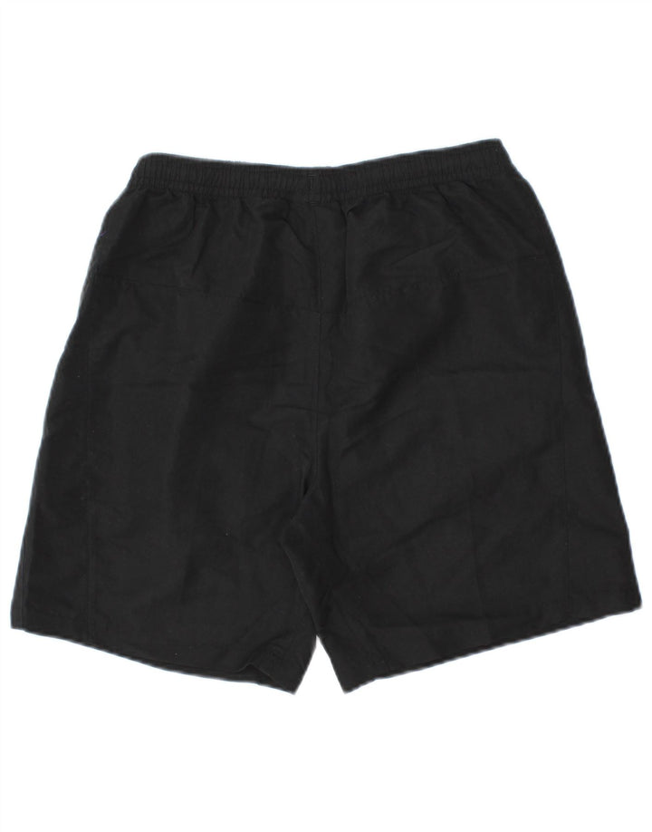 Lotto Jungen-Sportshorts mit Grafik, 13–14 Jahre, Größe L, schwarzes Polyester