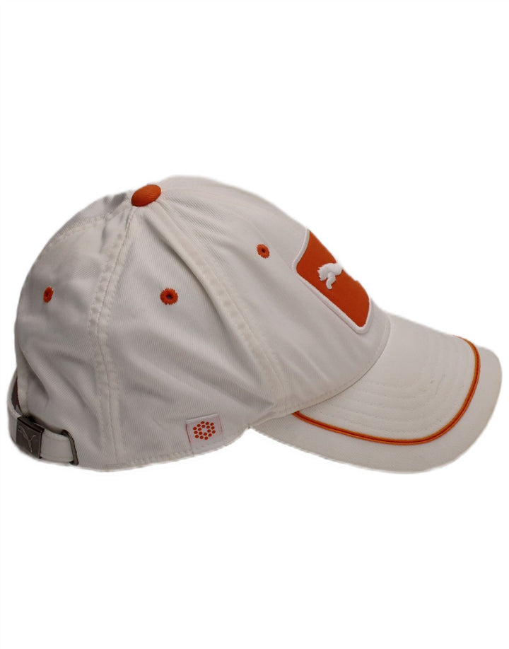 Puma Herren-Baseballkappe mit Grafik, Einheitsgröße, weißes Polyester
