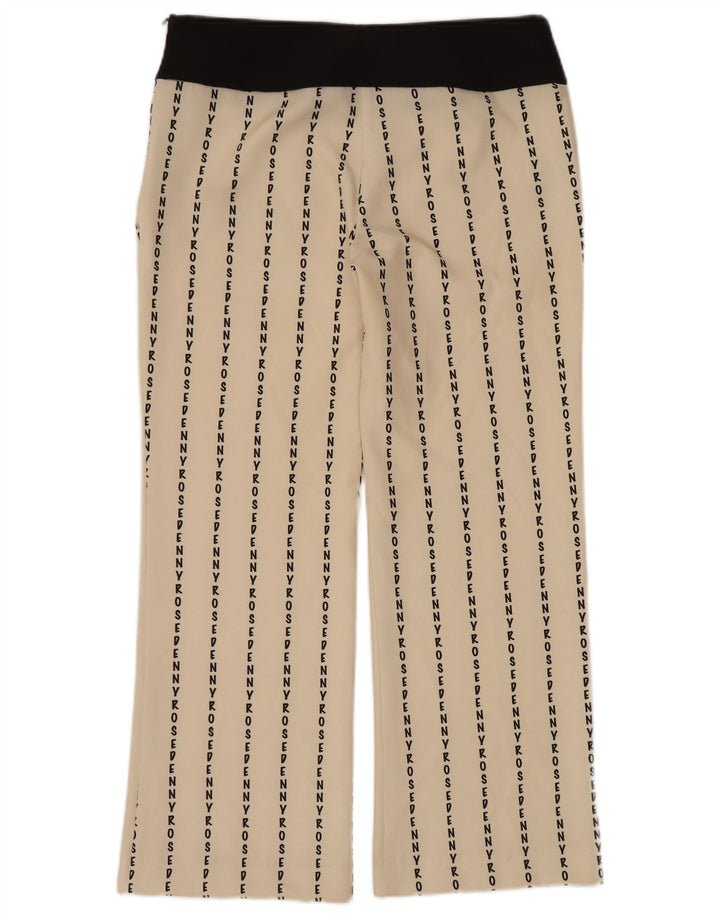 Denny Rose Damen Grafik-Freizeithose IT 44 Medium W32 L28 Beige