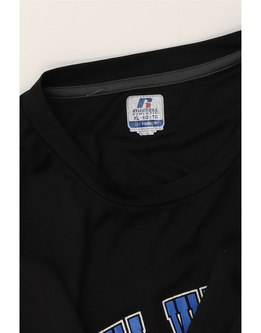 Russell Athletic Herren Dri-Power Graphic Weste Top XL Schwarz