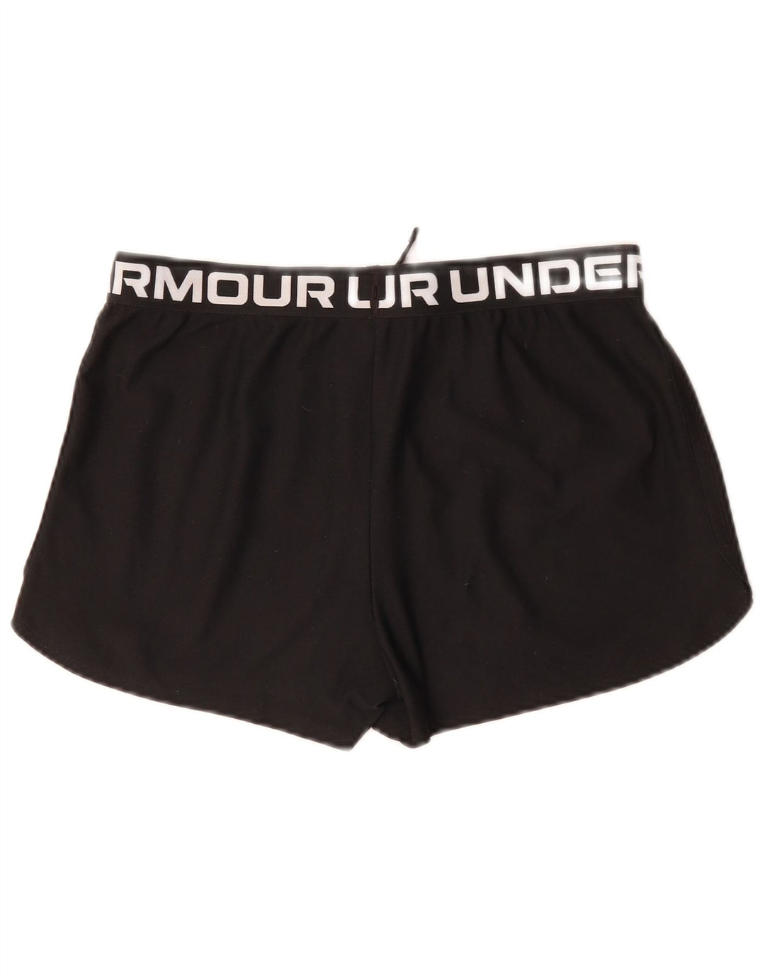 UNDER ARMOUR Grafik-Sportshorts für Mädchen, 13–14 Jahre, XL, schwarzes Polyester