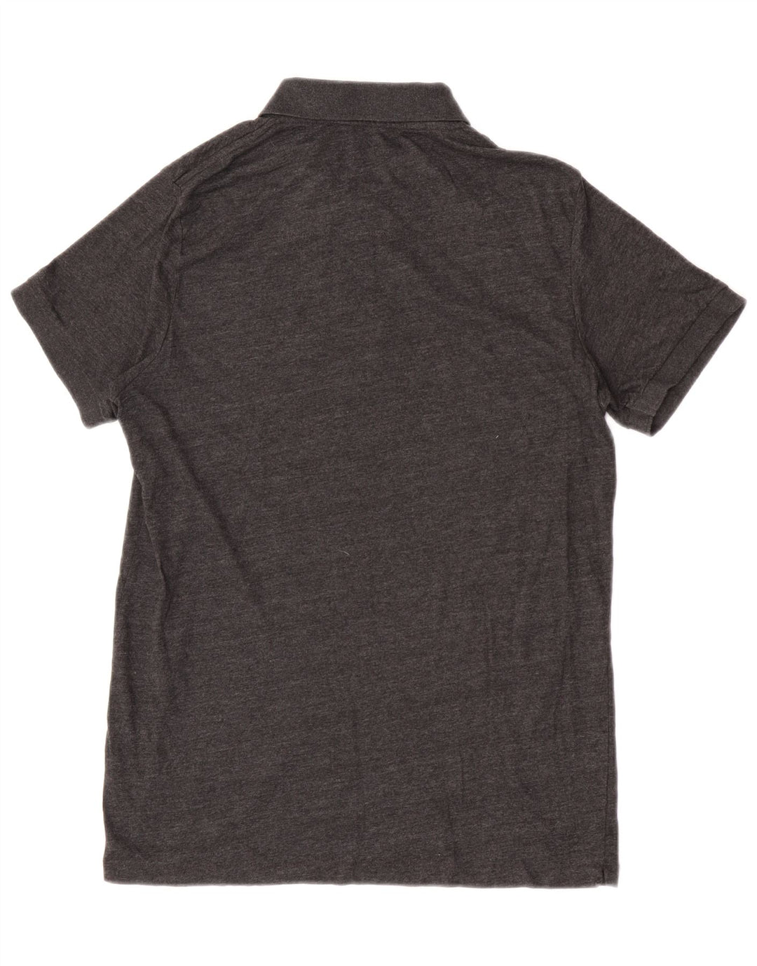 French Connection Herren-Poloshirt XL aus grau gefleckter Baumwolle