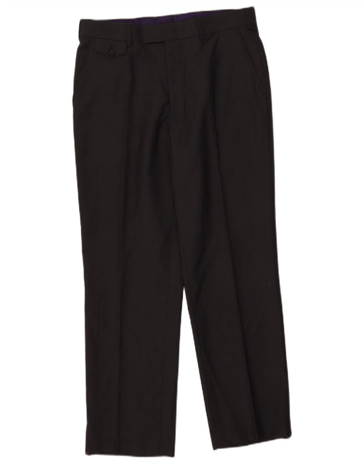 Gerade Anzughose für Herren von Ted Baker, W33, L29, Grau