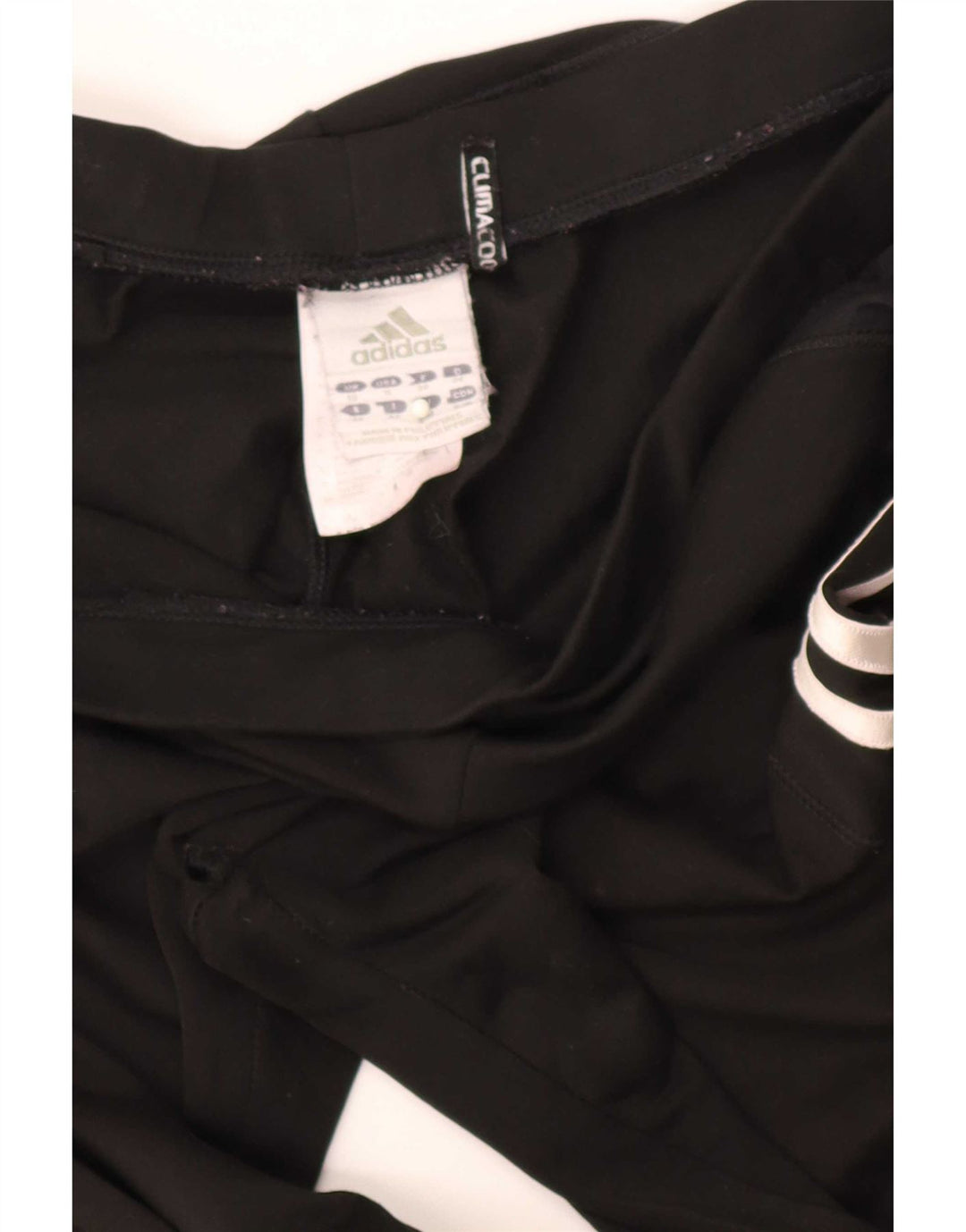 Adidas Damen Leggings UK 10 Small Schwarz Polyester