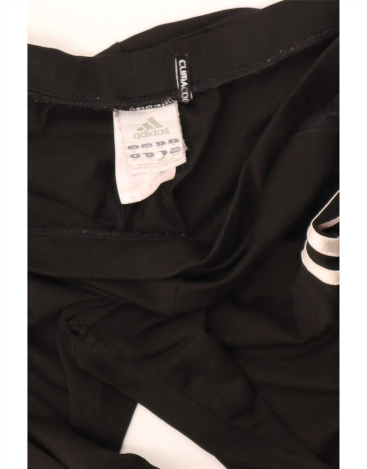 Adidas Damen Leggings UK 10 Small Schwarz Polyester