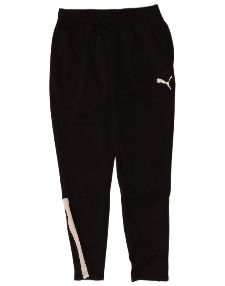 Puma Herren-Trainingshose, Mittelschwarzes Farbblock-Polyester