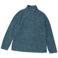Mountain Warehouse Herren-Fleecepullover mit Reißverschluss am Kragen, mittelblau meliert