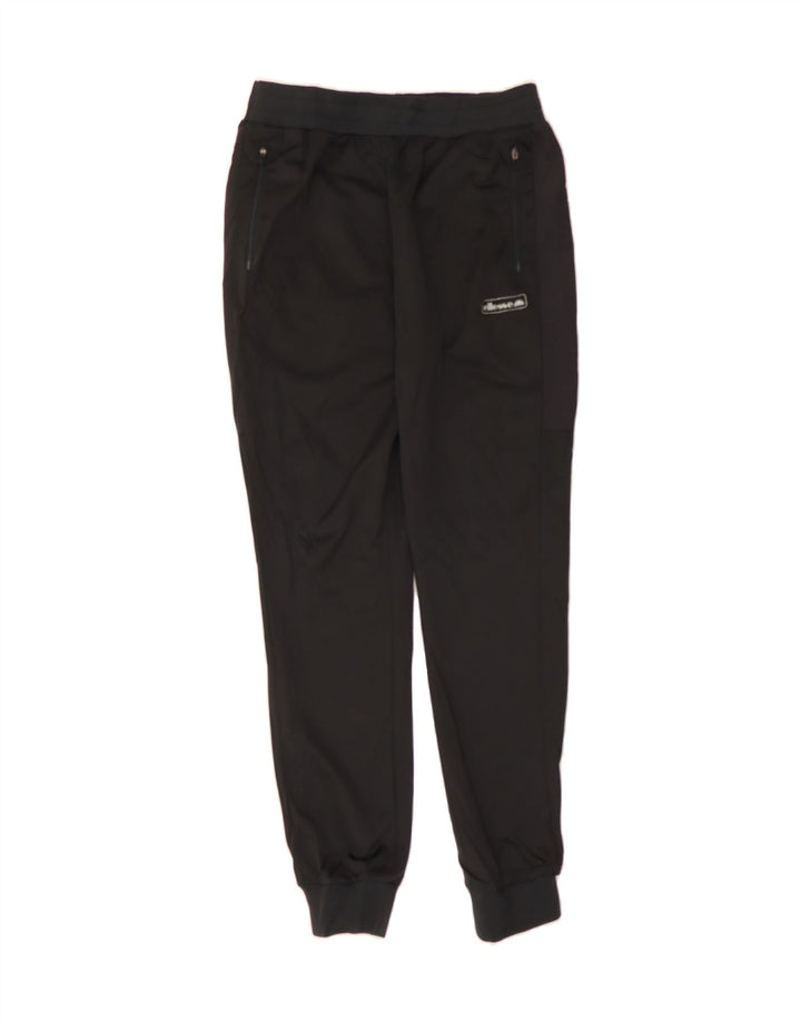 ELLESSE Mens Tracksuit Trousers Joggers Medium Black Polyester Vintage Ellesse and Second-Hand Ellesse from Messina Hembry 