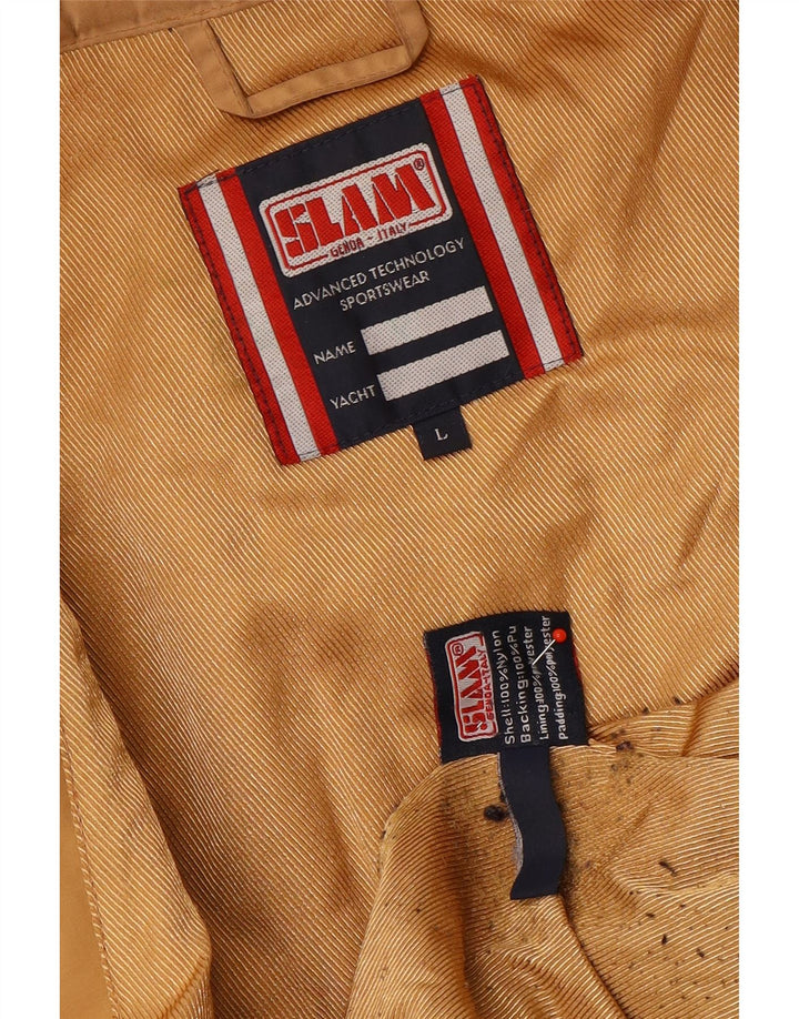 Slam Wattierter Damenmantel UK 16 Large Braunes Nylon