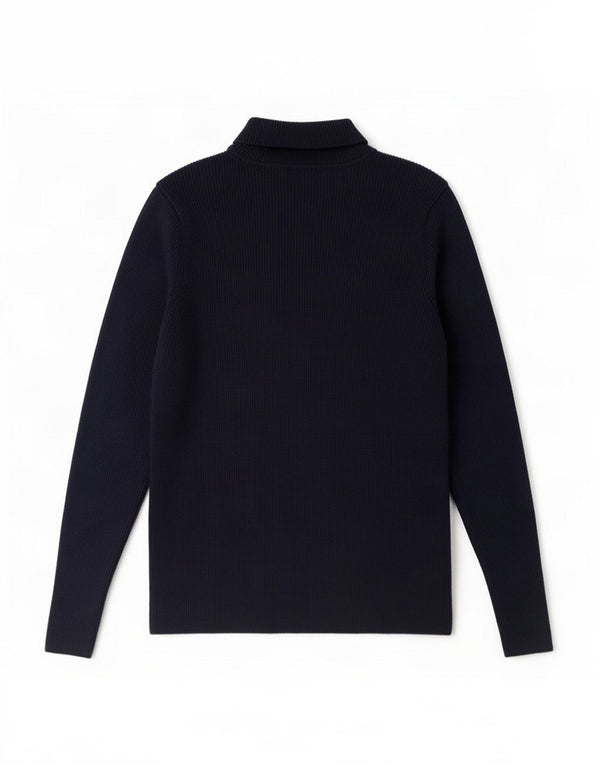 Marks & Spencer Damen Rollkragenpullover UK 18 XL Marineblaue Viskose