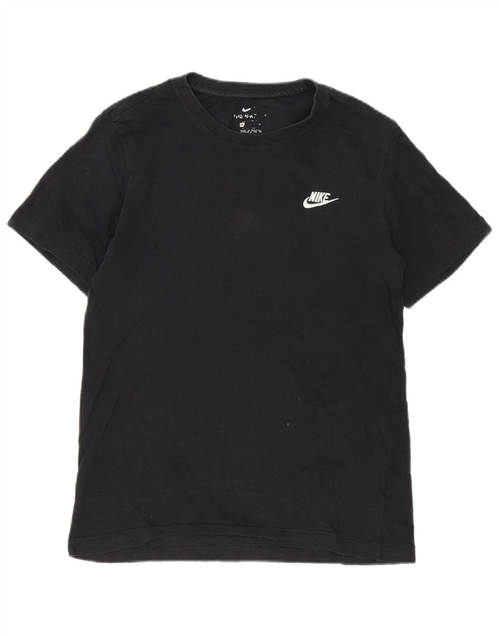 Nike Herren T-Shirt Top Small Schwarz Baumwolle