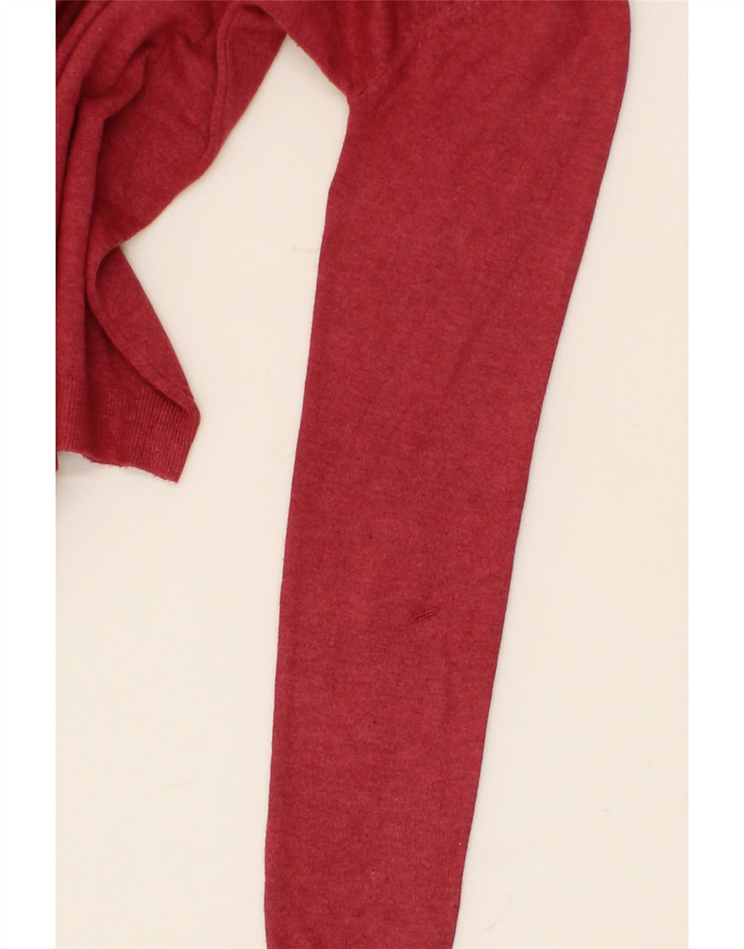 TRUSSARDI Womens V-Neck Jumper Sweater IT 42 Medium Red Vintage Trussardi and Second-Hand Trussardi from Messina Hembry 