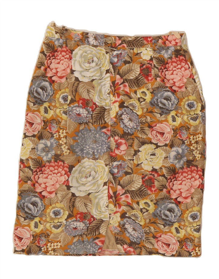 BARDEHLE Womens Pencil Skirt EU 40 Medium W30  Multicoloured Floral Vintage Bardehle and Second-Hand Bardehle from Messina Hembry 