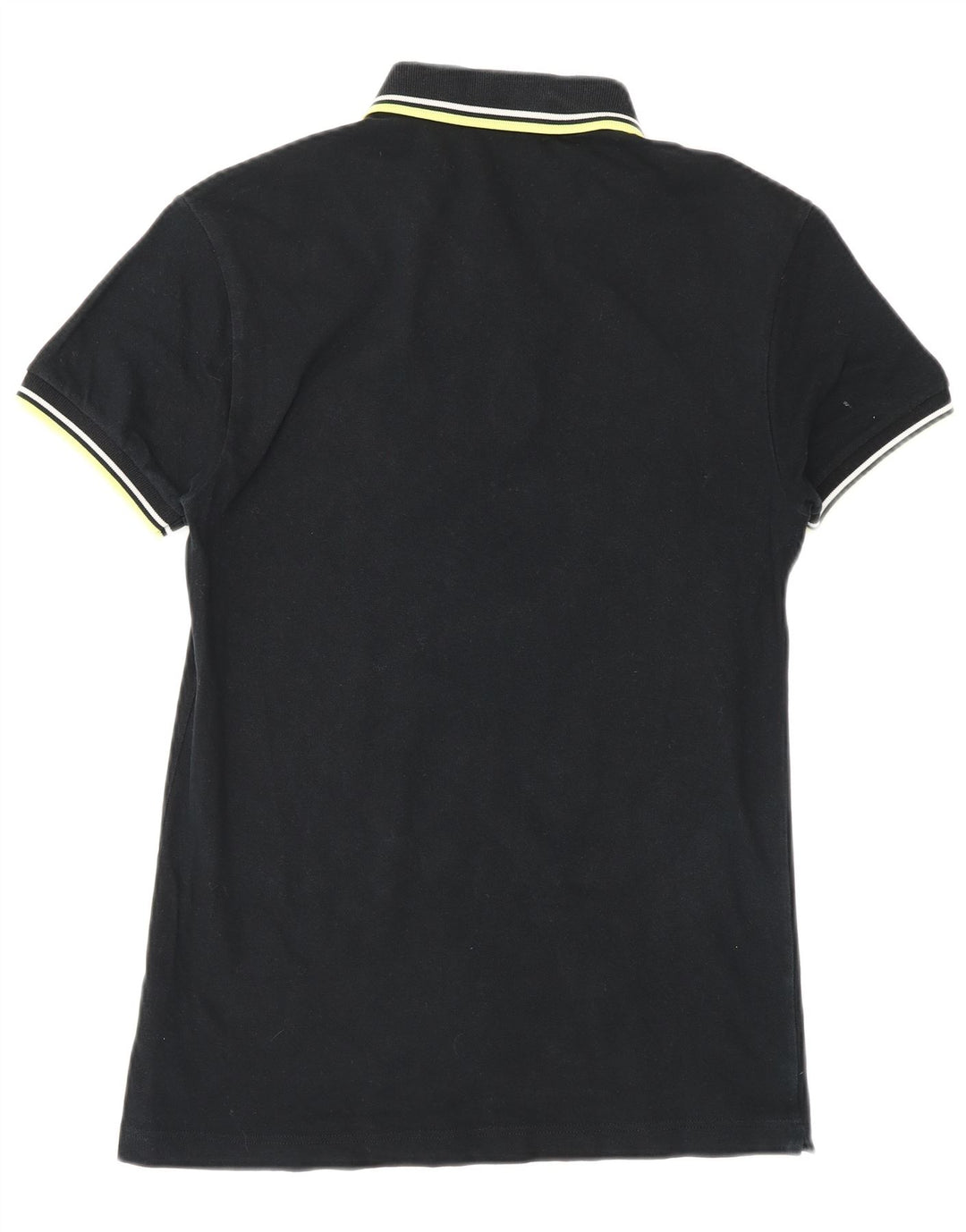 FRED PERRY Herren-Poloshirt, Größe S, schwarze Baumwolle