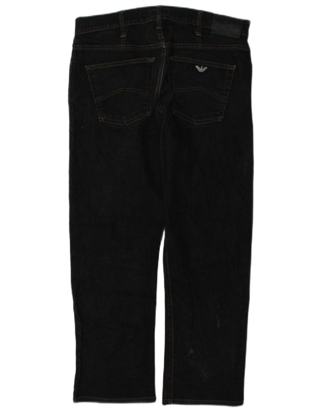 Armani Herren Zathan Straight Jeans W33 L28 Graue Baumwolle