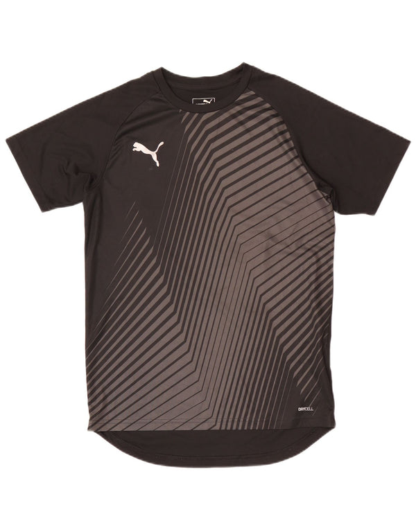 Puma Grafik-T-Shirt für Jungen, 13–14 Jahre, schwarz, geometrisch, Polyester, Sport