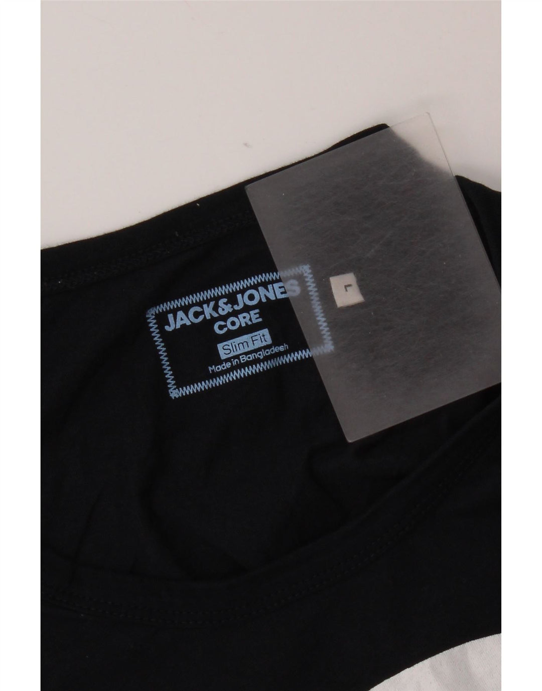 Jack & Jones Herren-Weste mit schmaler Passform und Grafik, Größe L, Marineblau