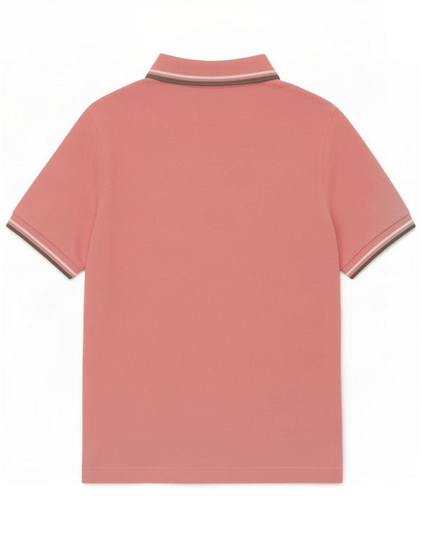 Lotto Mens Polo Shirt Small Pink Cotton