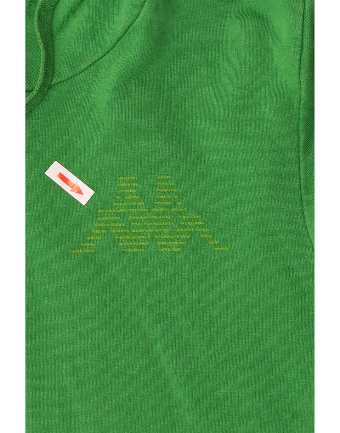 Kappa Herren Graphic Hoodie Pullover Mittelgrüne Baumwolle