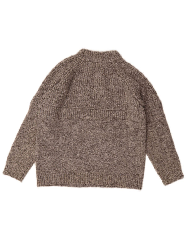 Zara Rollkragenpullover für Mädchen, 9–10 Jahre, graues Polyester