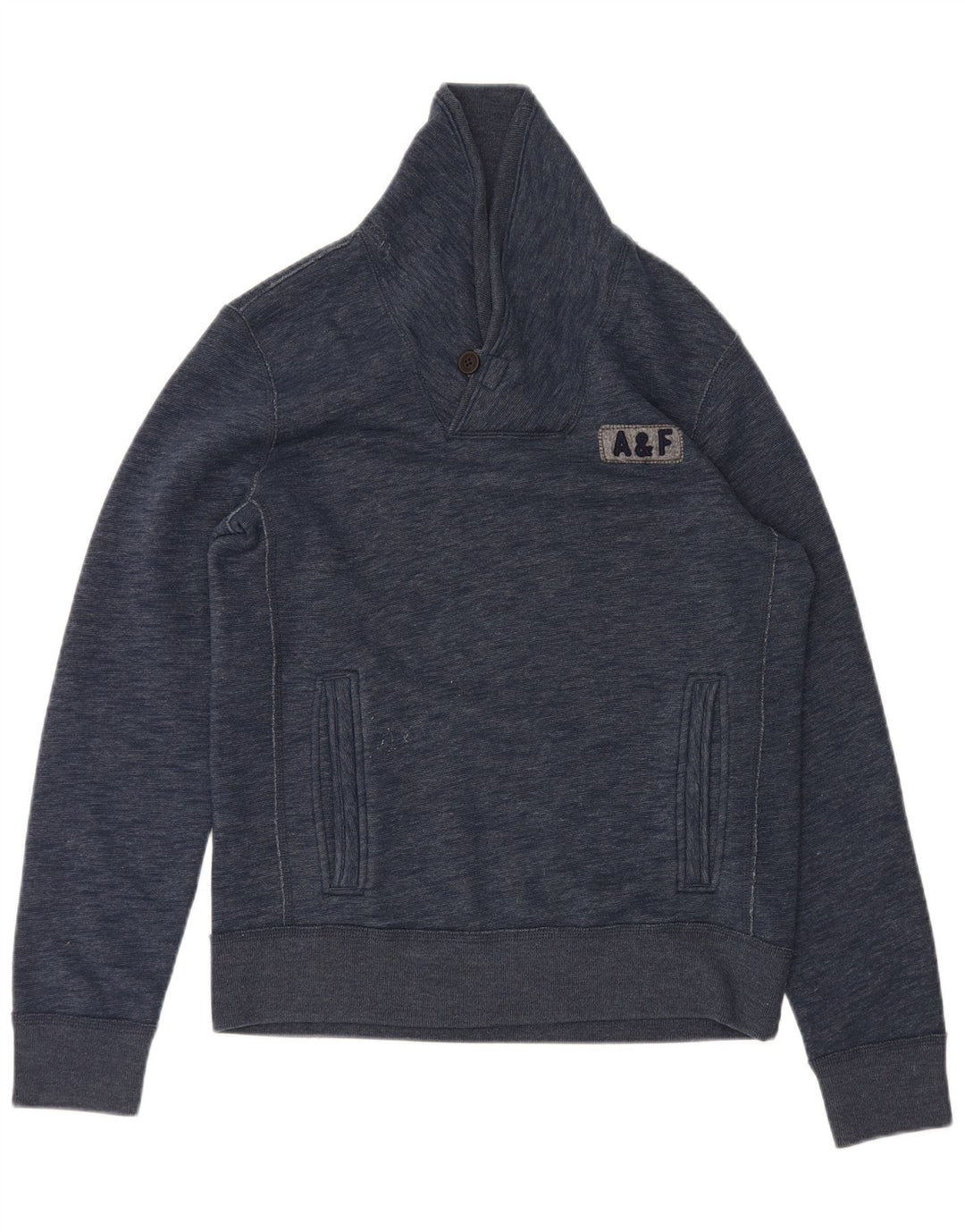 Abercrombie & Fitch Herren-Sweatshirt-Pullover, klein, marineblau gefleckt